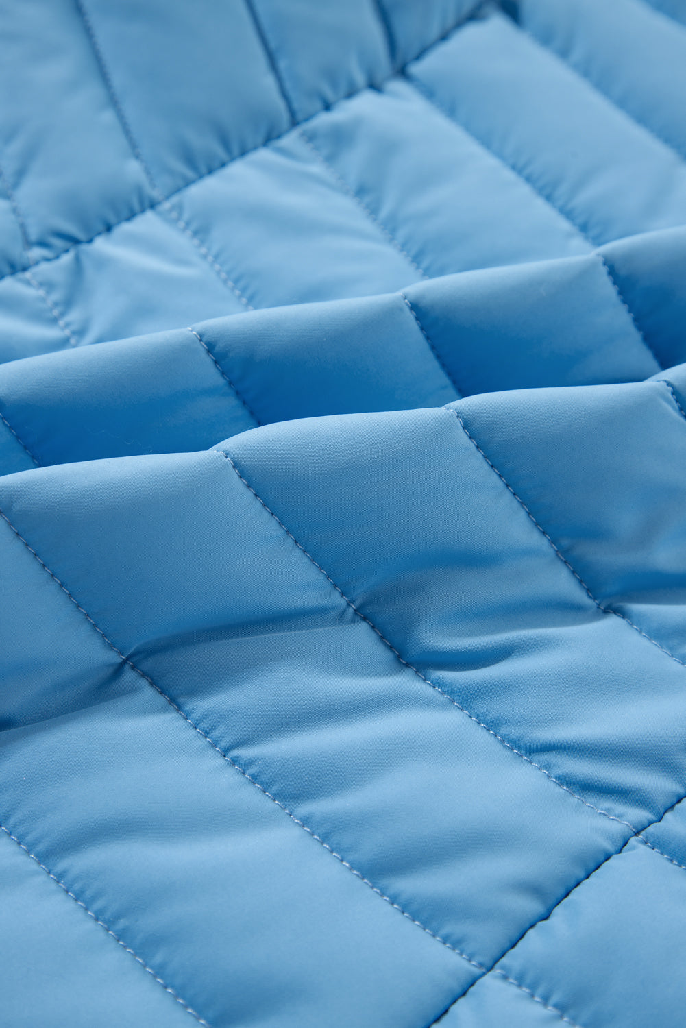 Sky Blue Quilted Puffer Vest