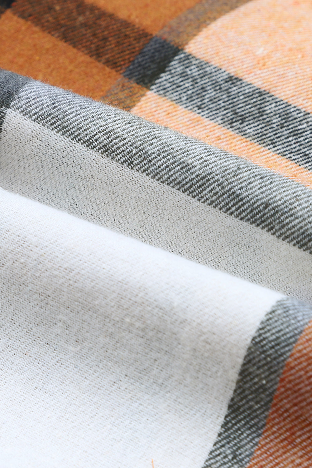 Khaki Plaid Ruffle Sleeve Shirt Dress