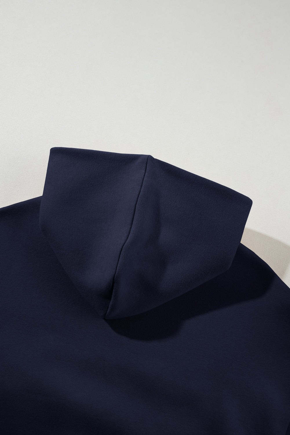 Navy Blue Exposed Seams Hoodie and Jogger Set