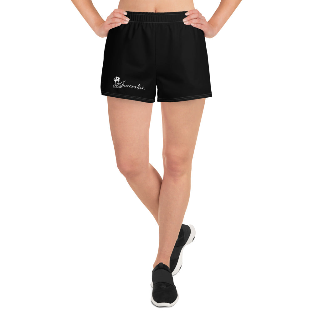 *NEW* "BE INNOVATIVE" QUEEN#1 Athletic Shorts_BL