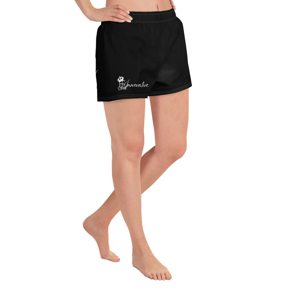 *NEW* "BE INNOVATIVE" QUEEN#1 Athletic Shorts_BL