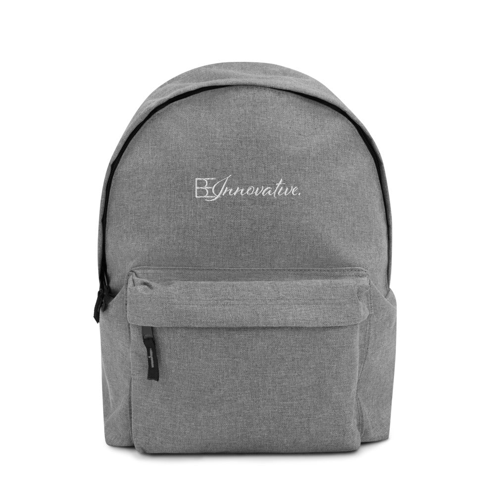 "Be Innovative" Embroidered Backpack