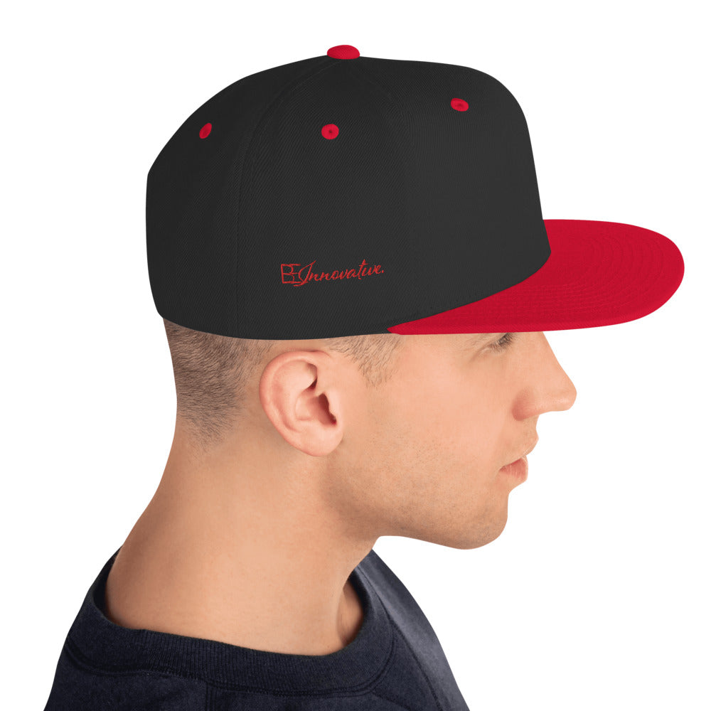 Be Innovative Snapback Hat - RED